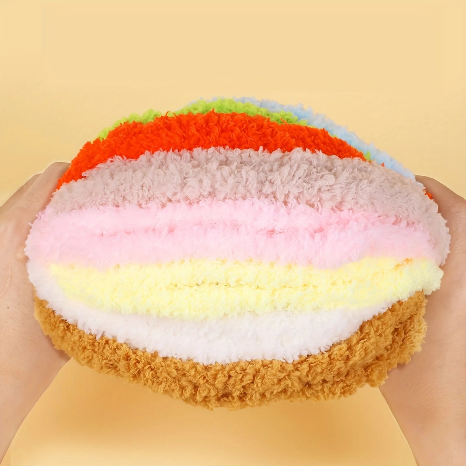 7-Piece DIY Coral Velvet Twisting Kit for Knitting Plush Puppies & Small Animals