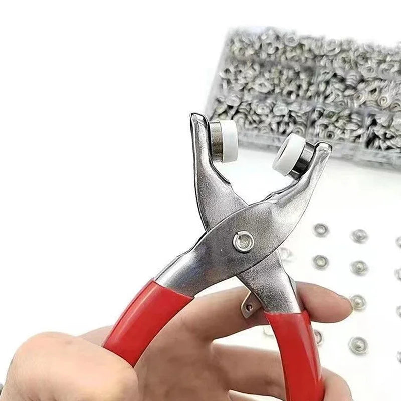 Snaps Buttons Pliers Set Kit Tool Sewing Buttons Press Studs Snap