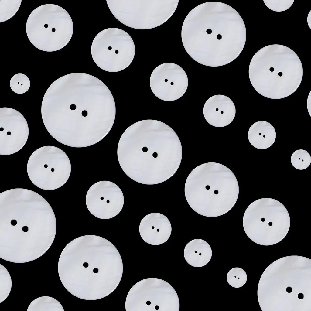 5-20Pcs 9-25mm White Natural Shell Buttons Round Shell Sewing Accessories For Clothing Shirt DIY Crafts Materials