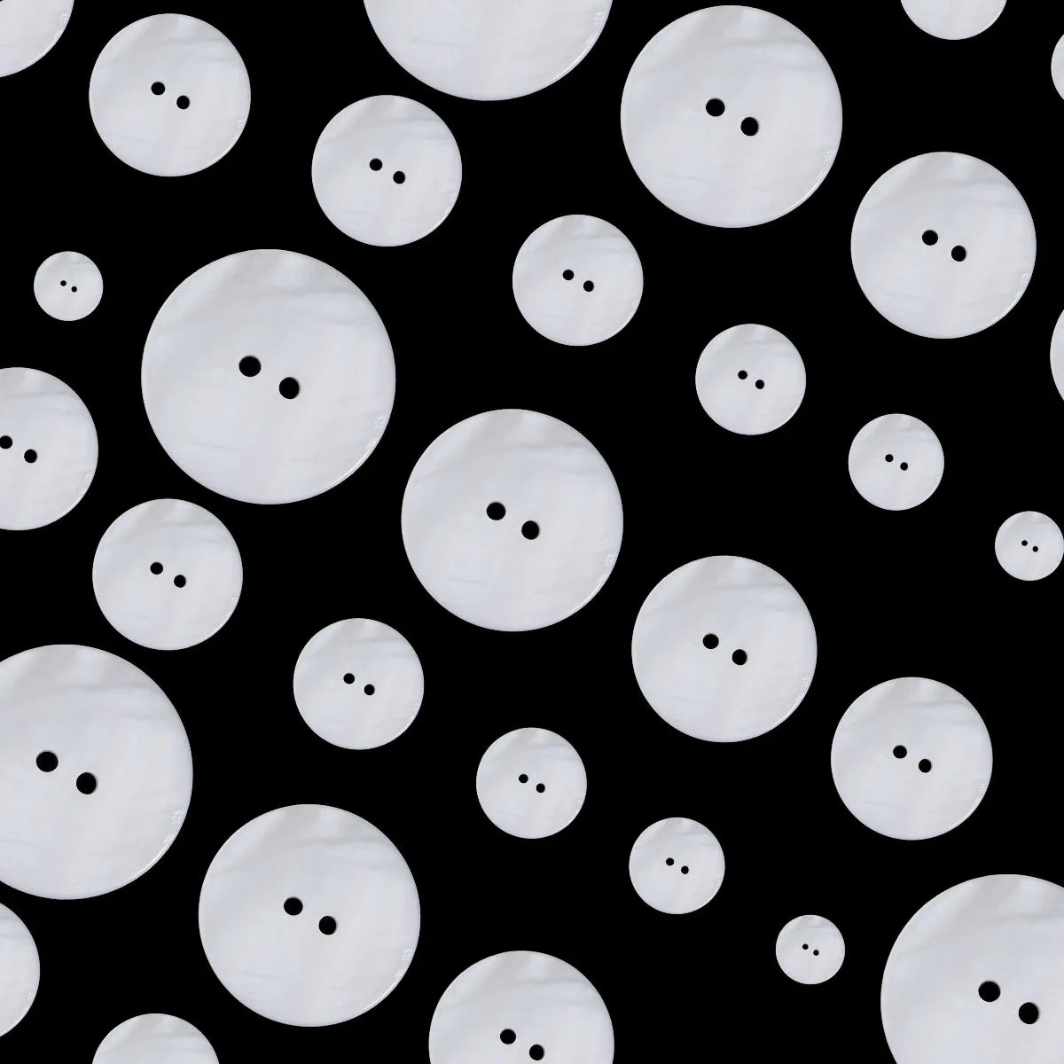 5-20Pcs 9-25mm White Natural Shell Buttons Round Shell Sewing Accessories For Clothing Shirt DIY Crafts Materials