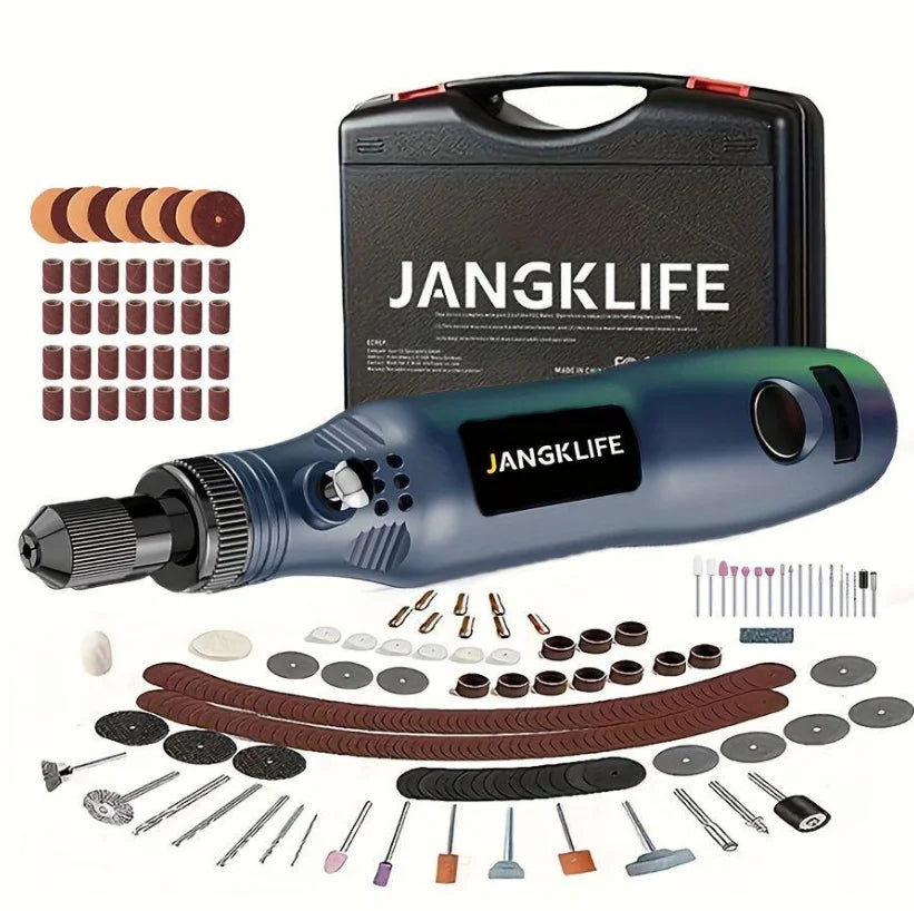 Mini grinder, Rotary Tool Kit with Box Rotary Tool Accessories, 3 Speed Rotary Multi-Tool for Crafting DIY Project.