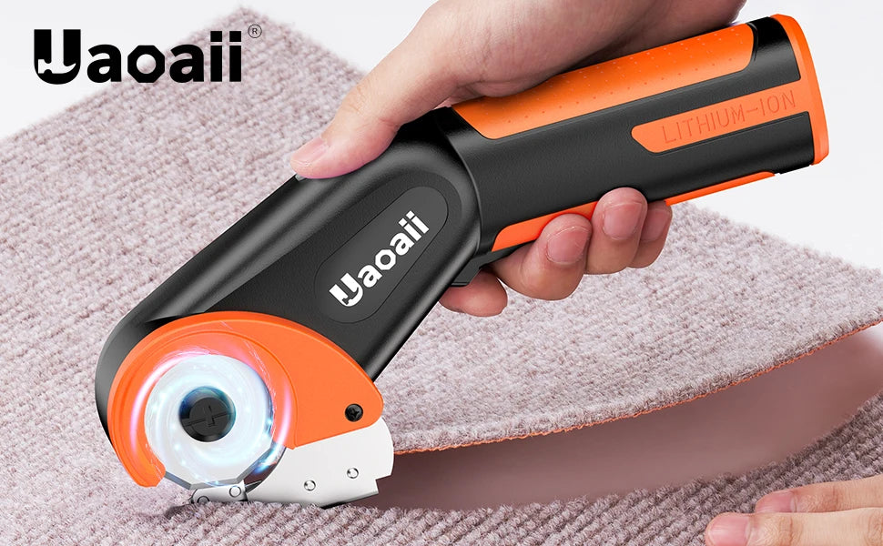 Rechargeable Electric Cardboard Box Cutter for Carpet Fabric Leather