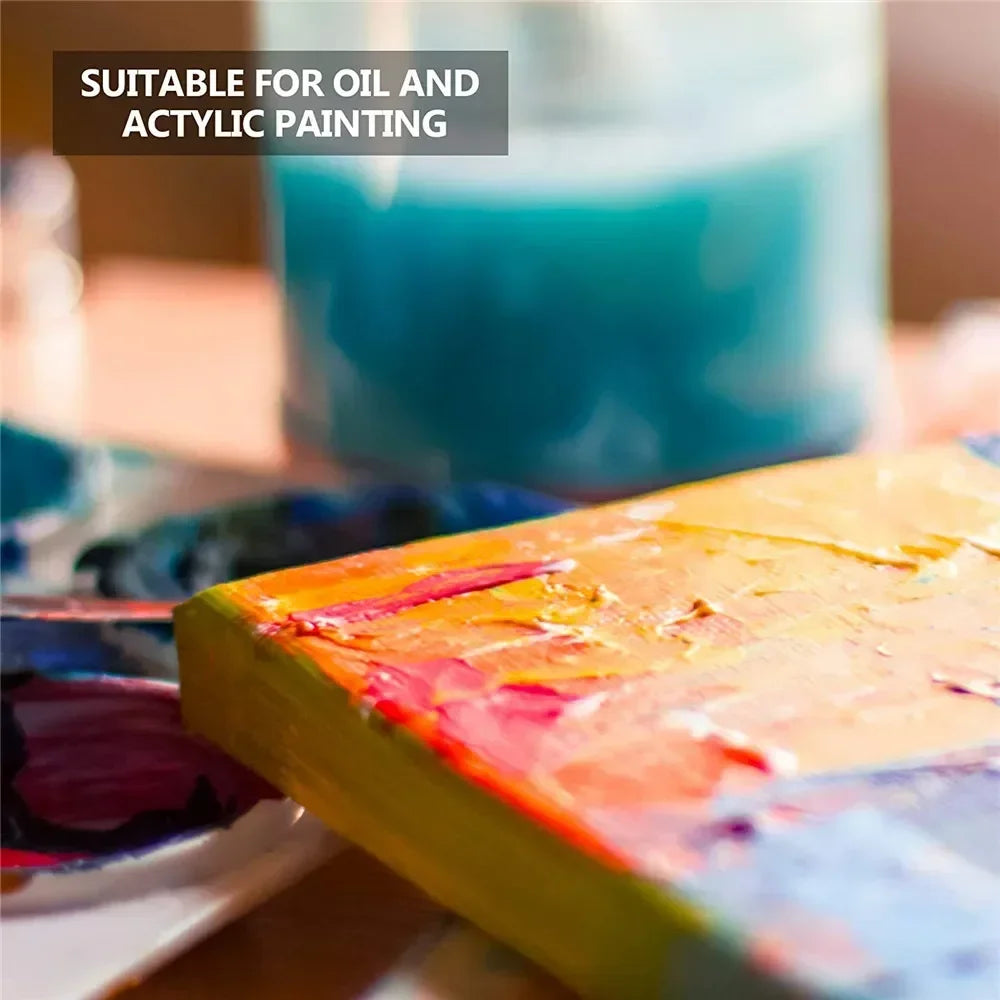 4pcs/pack Professional Stretched Canvas Primed White Canvas Boards For Acrylic Paint