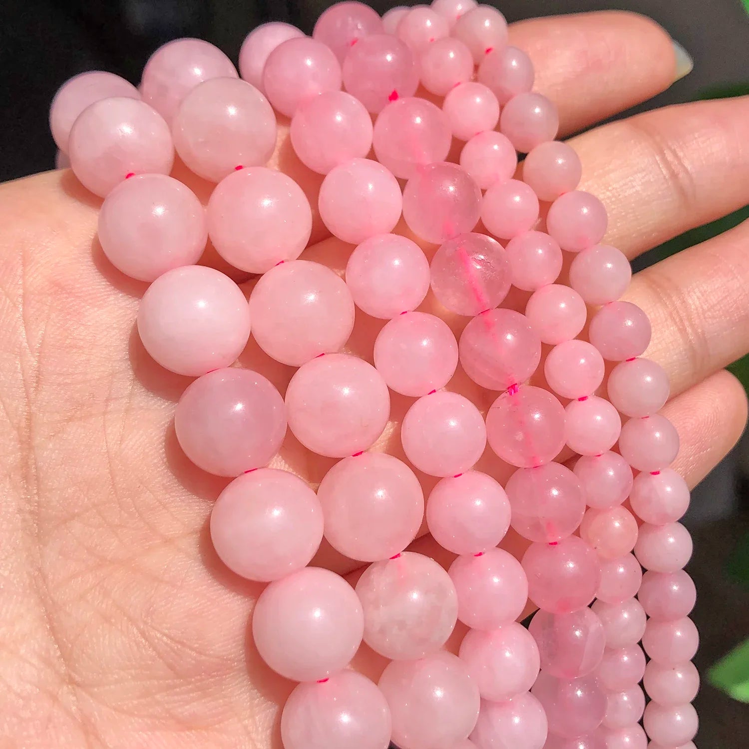 Round Flame Stone Beads Sodalite Loose Spacer Beads for Jewelry Making DIY Bracelets Necklace