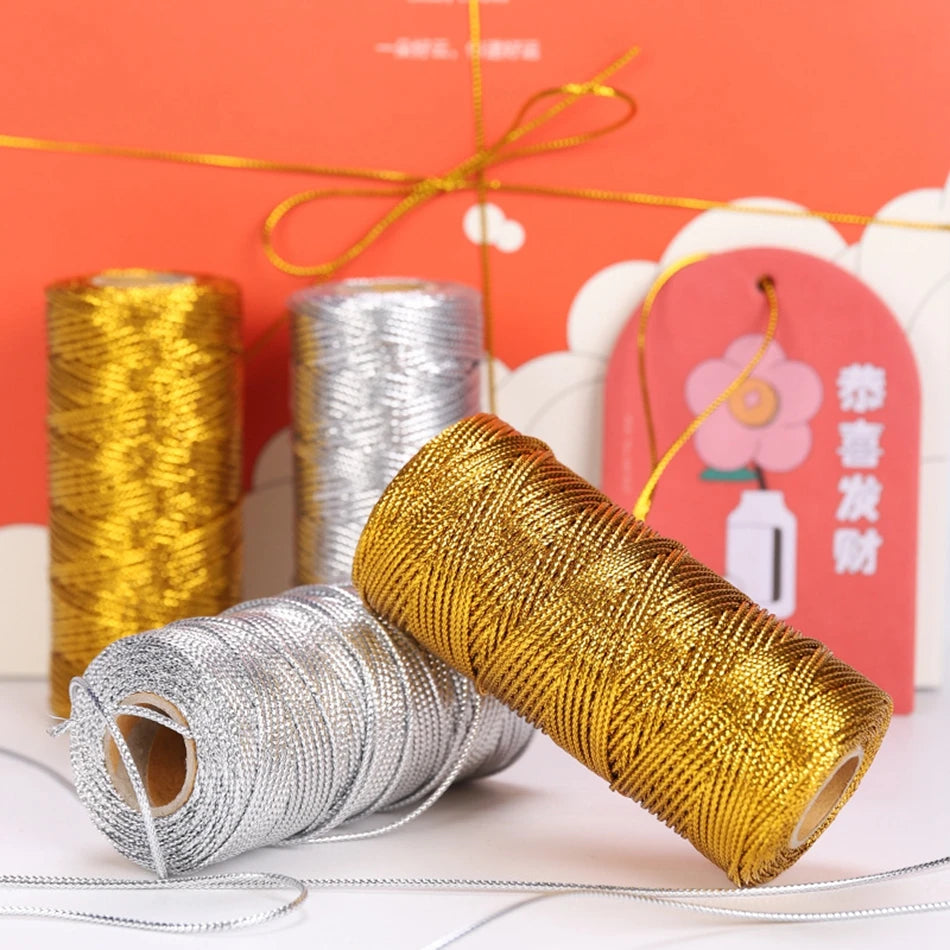 2mm 100M Macrame Cord Rope Cotton Crafts DIY Sewing Handmade Wall Hangings