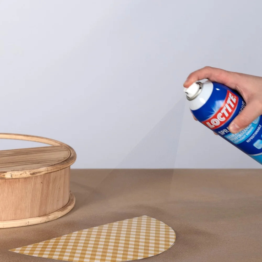 Multi Purpose Spray Adhesive Clear 11oz High Bonding Strength Fast Dry Invisible Repairs Paper Foam Fabric Metal Wood