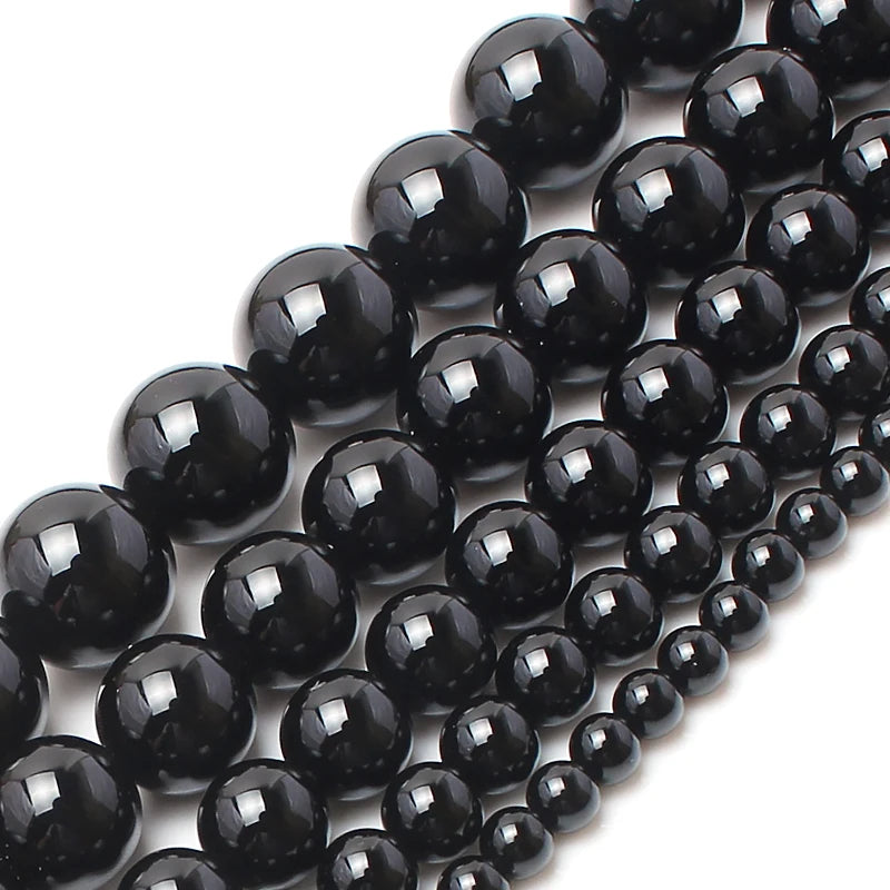 Round Flame Stone Beads Sodalite Loose Spacer Beads for Jewelry Making DIY Bracelets Necklace