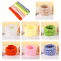 7-Piece DIY Coral Velvet Twisting Kit for Knitting Plush Puppies & Small Animals