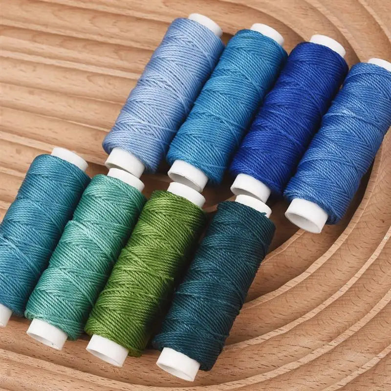 0.65mm Leather Waxed Cord For DIY Hand Stitching Thread 25 Meters Round Waxed Sewing Line