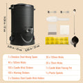 SucceBuy 6.5L Wax Melter for Candle Making, Easy Pour Spout, 9-Level Temperature Control