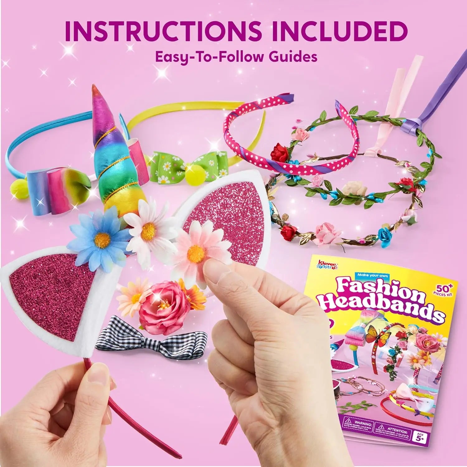 Headband Making Kit for Kids DIY Hair Accessories Make Your Own