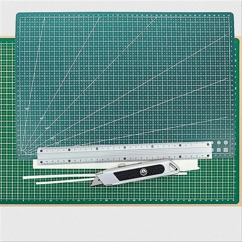 Durable A3 / A4 / A5 Multifunctional Cutting Mat DIY Handicraft Art High Elasticity Toughness