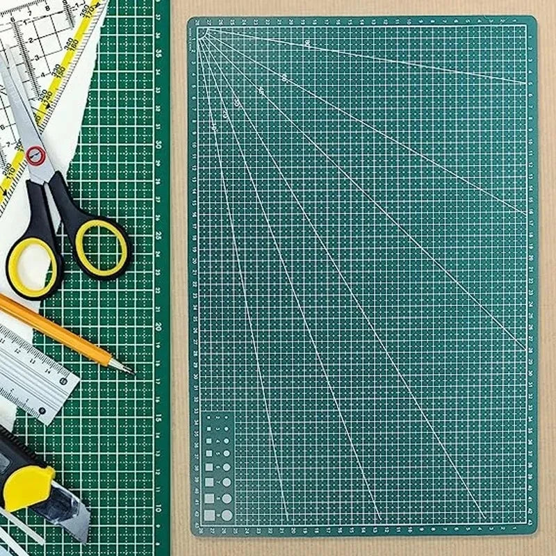 Durable A3 / A4 / A5 Multifunctional Cutting Mat DIY Handicraft Art High Elasticity Toughness